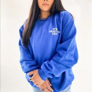 Crying Club Crewneck Sweater